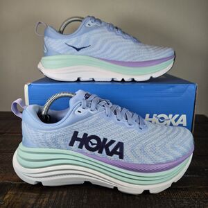 NEW Hoka One One Gaviota 5 Womens Size 6 B Running Shoe Blue Purple 1134235 ABSO